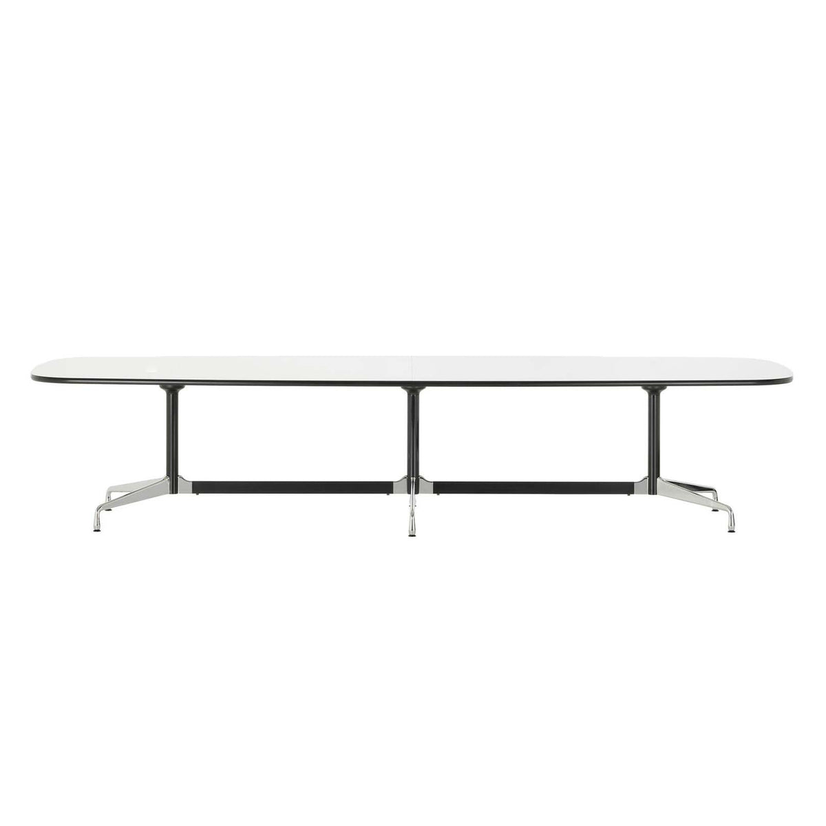 Eames Segmented møtebord fra Vitra med lang, rektangulær bordplate