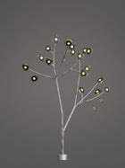 Bocci 16.20 Tree Utelampe, 16 20 Tree Grey i mørkt miljø