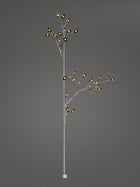 Bocci 16.40 Tree Utelampe, 16 40 Tree Grey i mørkt miljø