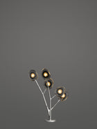 Bocci 16.5 Tree Utelampe, 16 5 Tree Grey i mørkt miljø