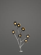 Bocci 16.7 Tree Utelampe, 16 7 Tree Grey i mørkt miljø