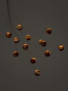 Bocci 93.13 Sculptural Cable Pendel, 93 13 Sculptural Cable Sort i mørkt miljø