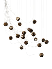 Bocci 93.19 Sculptural Cable Pendel, 93 19 Sculptural Cable Nikkel slukket