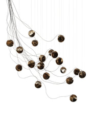 Bocci 93.19 Sculptural Cable Pendel, 93 19 Sculptural Cable Sort slukket