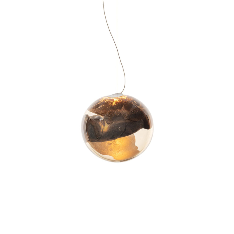 Bocci 93.1L Sculptural Cable Pendel, 93 1 L Sculptural Cable Nikkel tent