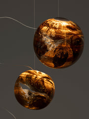 Bocci 93.3 Sculptural Cable Pendel, 93 3 Sculptural Cable Nikkel Detail