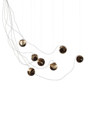Bocci 93.7 Sculptural Cable Pendel, 93 7 Sculptural Cable Sort slukket