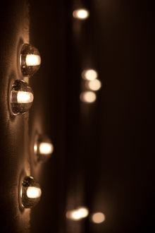 design baderomslampe i glass fra bocci