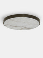 Anvers taklampe og vegglampe fra CTO Lighting med rund alabastskive i metallramme