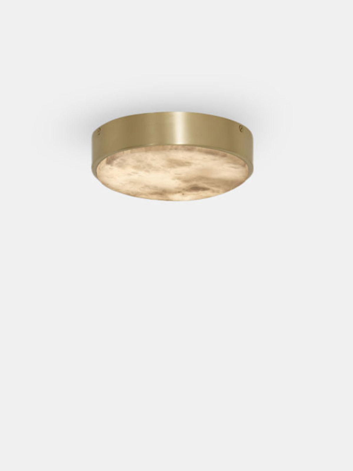 Anvers taklampe og vegglampe fra CTO Lighting med rund alabastskive i metallramme