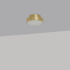 Anvers taklampe og vegglampe fra CTO Lighting med rund alabastskive i metallramme