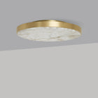 Anvers taklampe og vegglampe fra CTO Lighting med rund alabastskive i metallramme