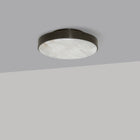 Anvers taklampe og vegglampe fra CTO Lighting med rund alabastskive i metallramme