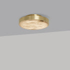 Anvers taklampe og vegglampe fra CTO Lighting med rund alabastskive i metallramme