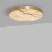Anvers taklampe og vegglampe fra CTO Lighting med rund alabastskive i metallramme
