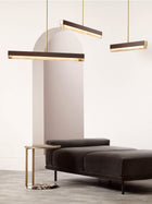 Artes pendel fra CTO Lighting med avlang alabastskjerm og smalt metalloppheng