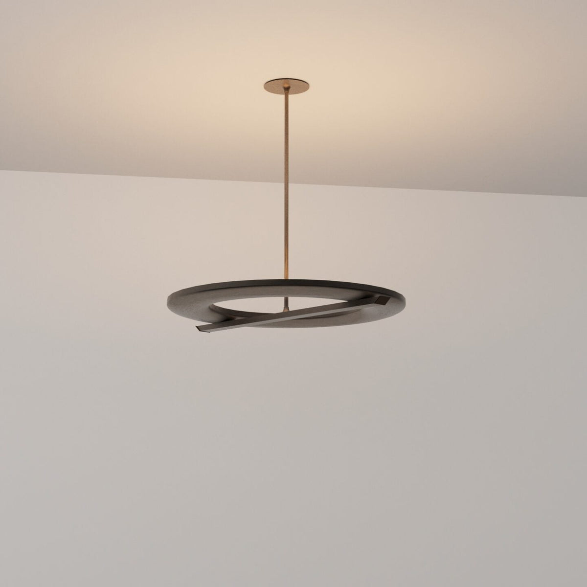 Ceres Uplighter Pendel fra CTO Lighting med oppadrettet lys og stangoppheng