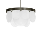 Sasha pendel fra CTO Lighting med håndformede glassdeler og metalloppheng