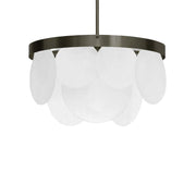 Sasha pendel fra CTO Lighting med håndformede glassdeler og metalloppheng