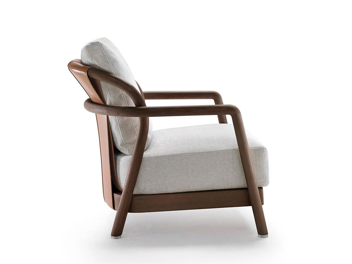 Flexform Alison loungestol, sett fra siden