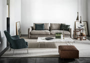 Flexform Asolo sofa, i et stuemiljø