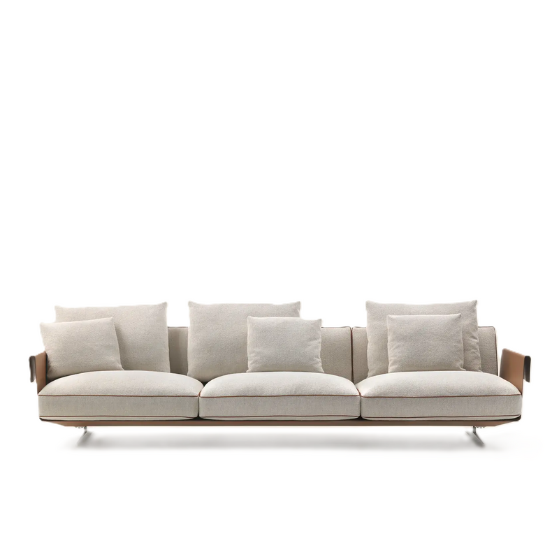 Flexform Bretton sofa, sett forfra