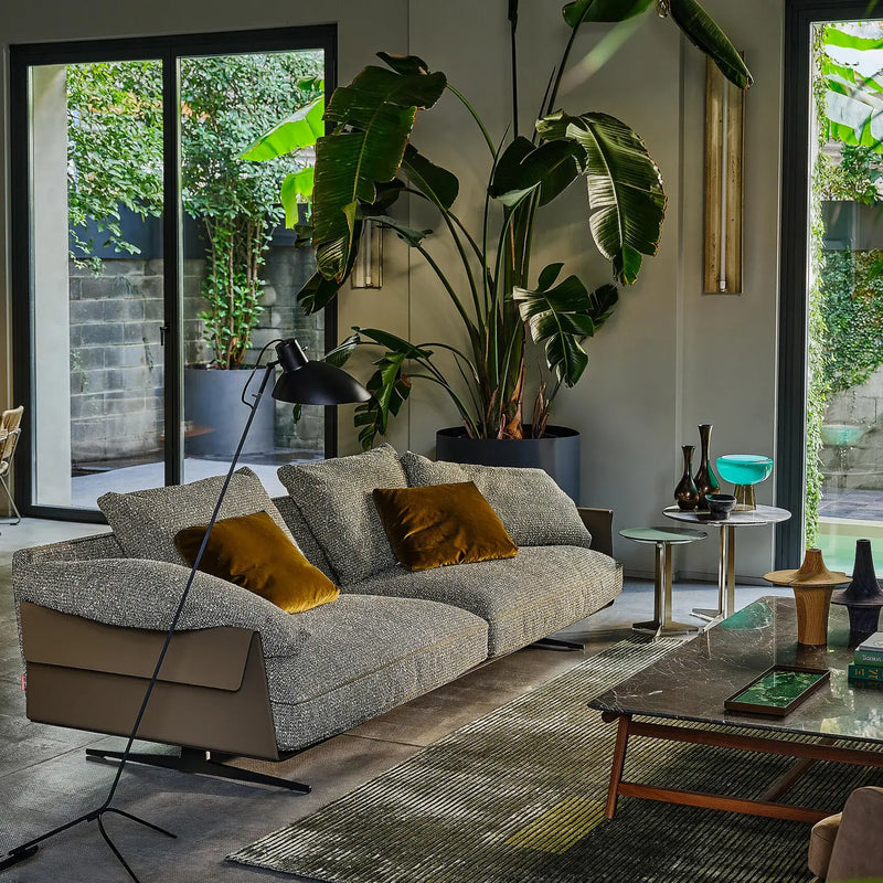 Flexform Bretton sofa, i et stuemiljø