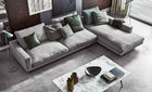 Flexform Campiello sofa, som moduloppsett sett ovenfra