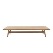Flexform Desco Outdoor sofabord, med iroko-topp