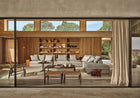 Flexform Groundpiece sofa, i et stuemiljø
