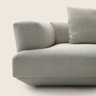 Flexform Loungescape sofa, detalj av sete og armlene