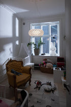 Foscarini Caboche Plus Media taklampe på soverom