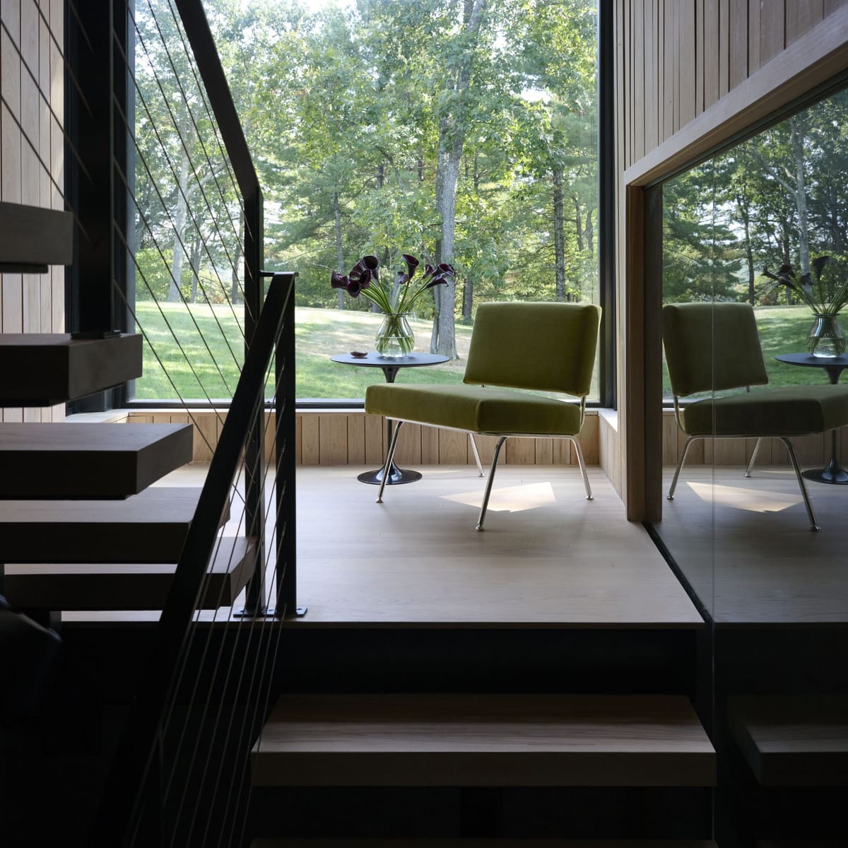 Florence Knoll Model 31 Loungestol fra Knoll, miljøbilde