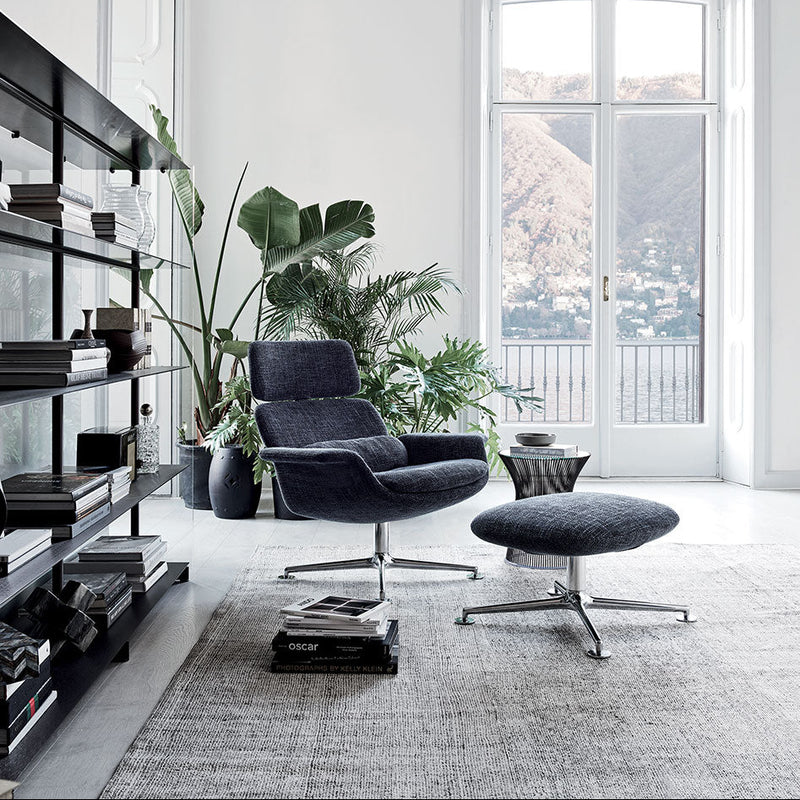 KN02 loungestol og KN03 ottoman fra Knoll, produktbilde 2