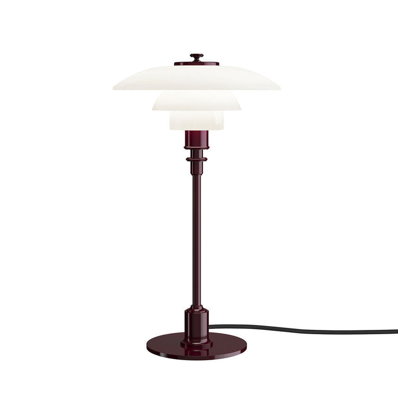 PH 2/1 Bordlampe i Glossy Burgundy fra Louis Poulsen