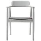 Maruni Hiroshima Armchair Polstret, bøk / lakkert, matt hvit