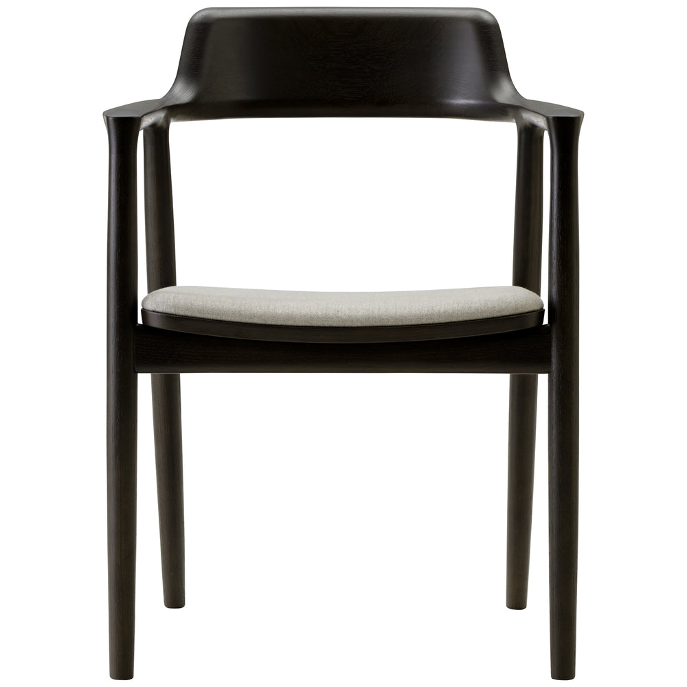 Maruni Hiroshima Armchair Polstret, eik / lakkert, bold black