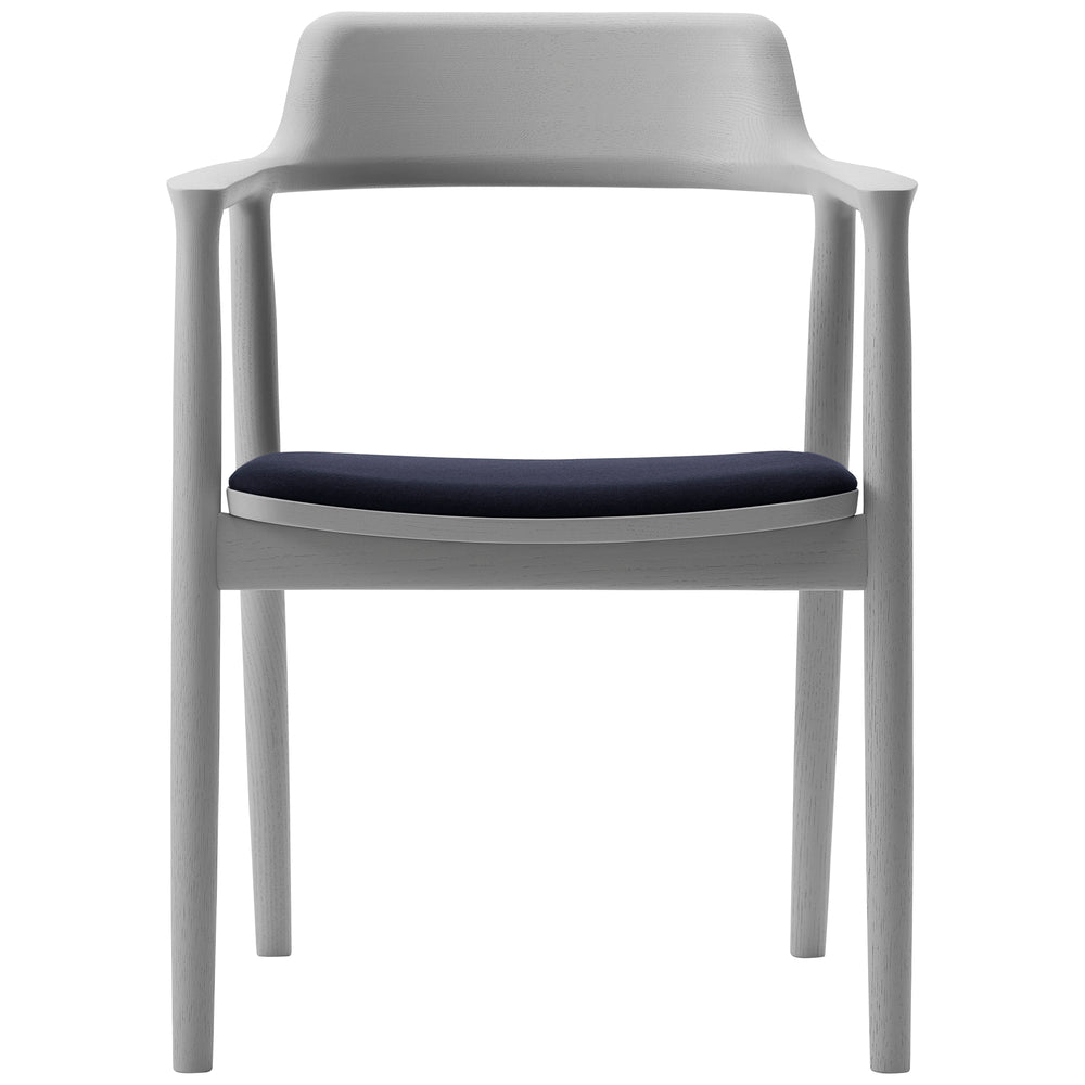 Maruni Hiroshima Armchair Polstret, eik / lakkert, bold gray