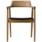 Maruni Hiroshima Armchair Polstret, eik / lakkert, hvitpigmentert