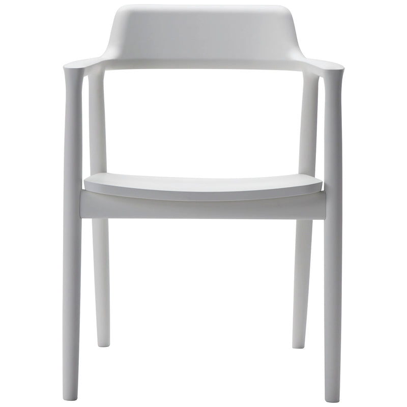 Maruni Hiroshima Armchair Tresete, bøk / lakkert, matt hvit