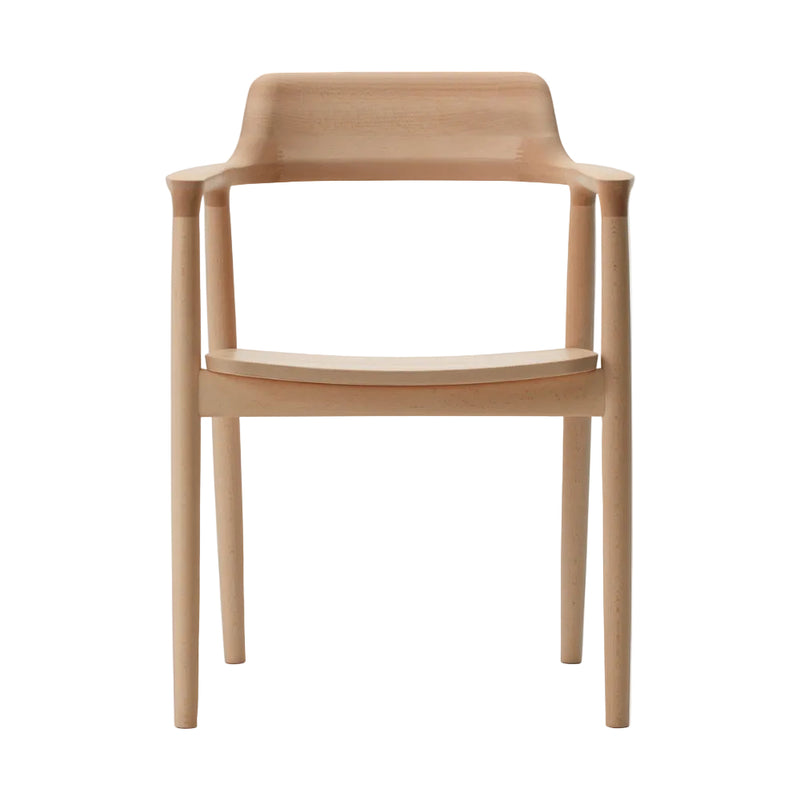 Maruni Hiroshima Armchair Tresete, bøk / lakkert, hvitpigmentert