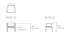 Måltegning for Maruni Hiroshima Loungestol