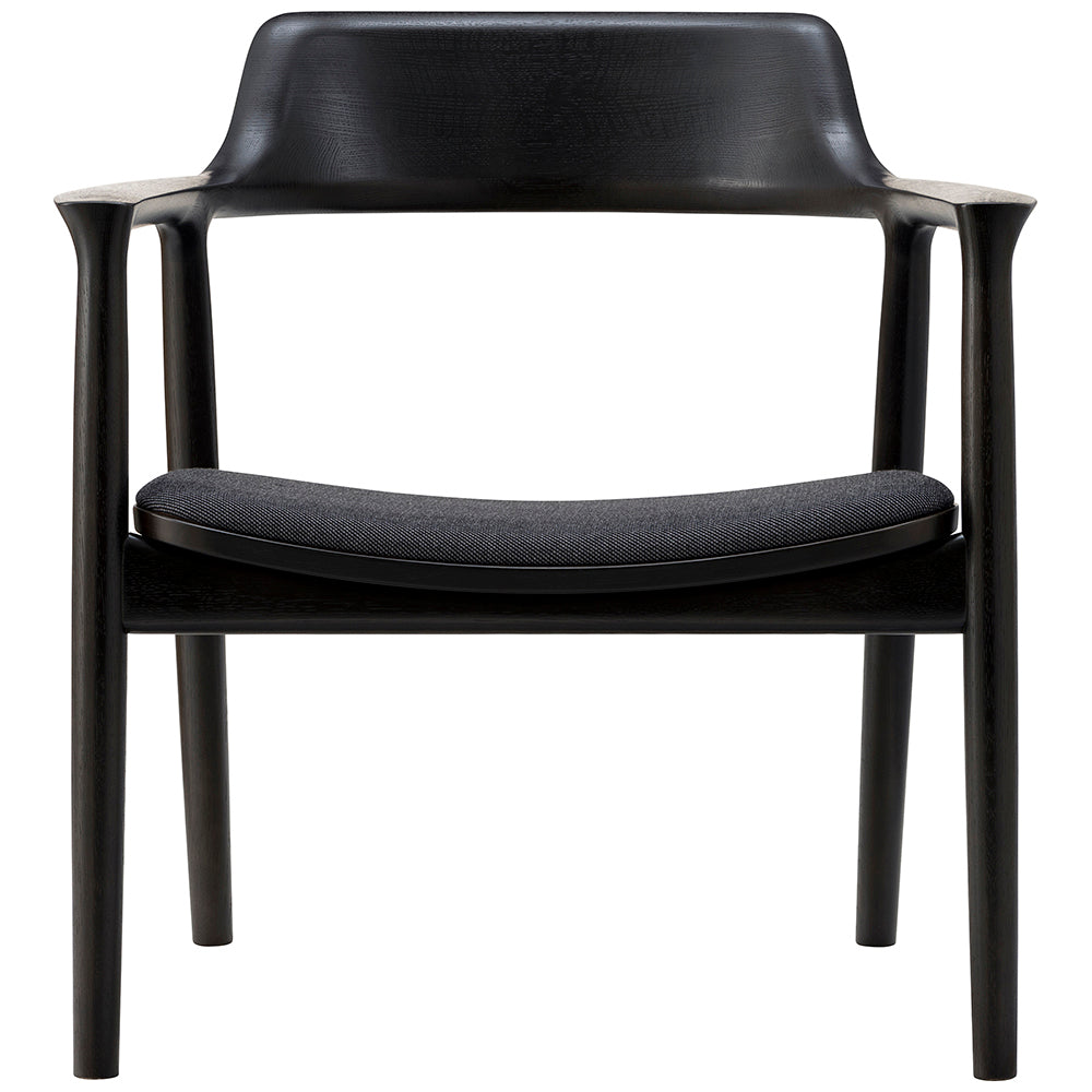 Maruni Hiroshima Loungestol, eik / lakkert, bold black
