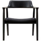 Maruni Hiroshima Loungestol, eik / lakkert, bold black