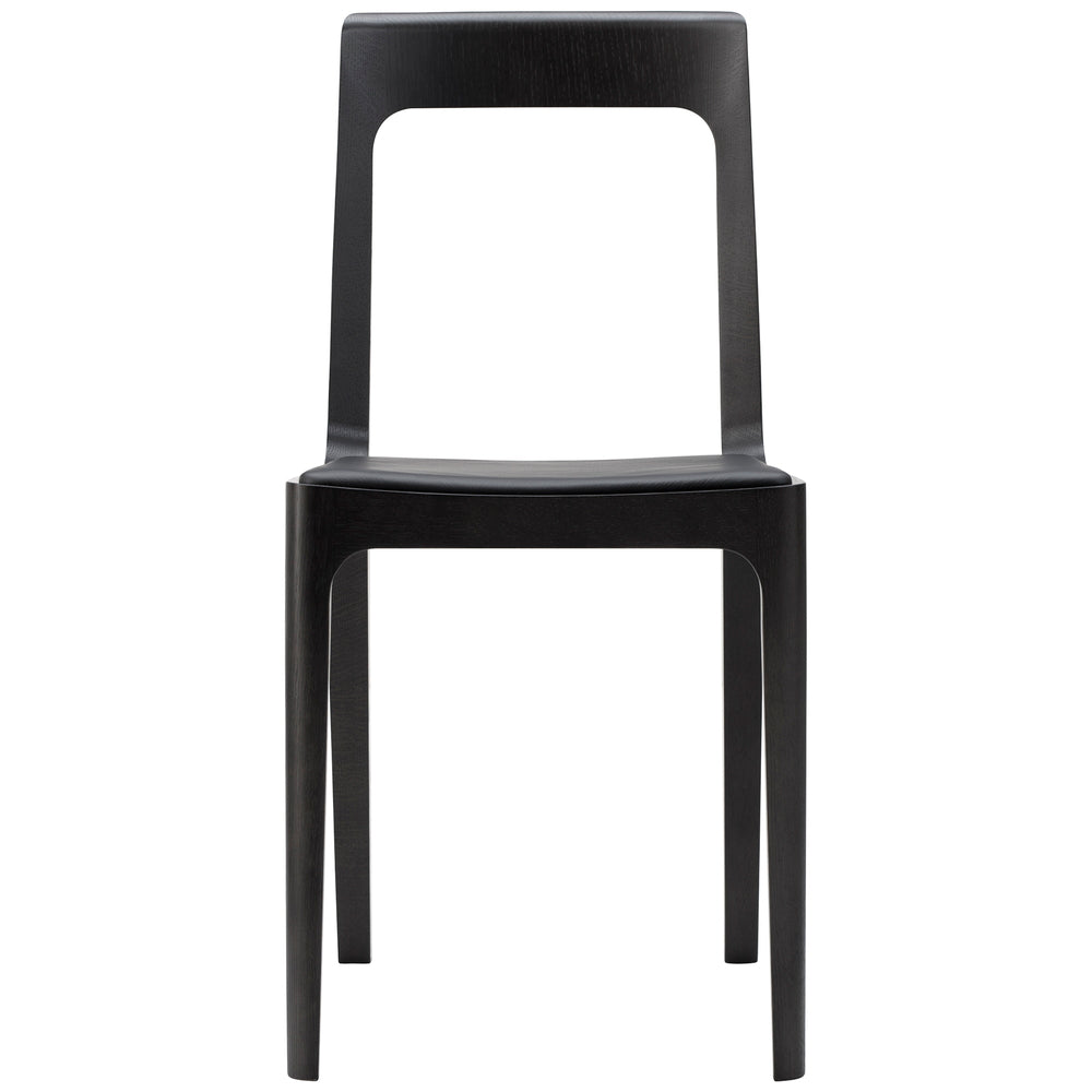 Maruni Hiroshima Spisestol, eik / lakkert, bold black