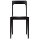 Maruni Hiroshima Spisestol, eik / lakkert, bold black