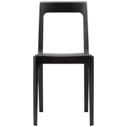 Maruni Hiroshima Spisestol, eik / lakkert, bold black