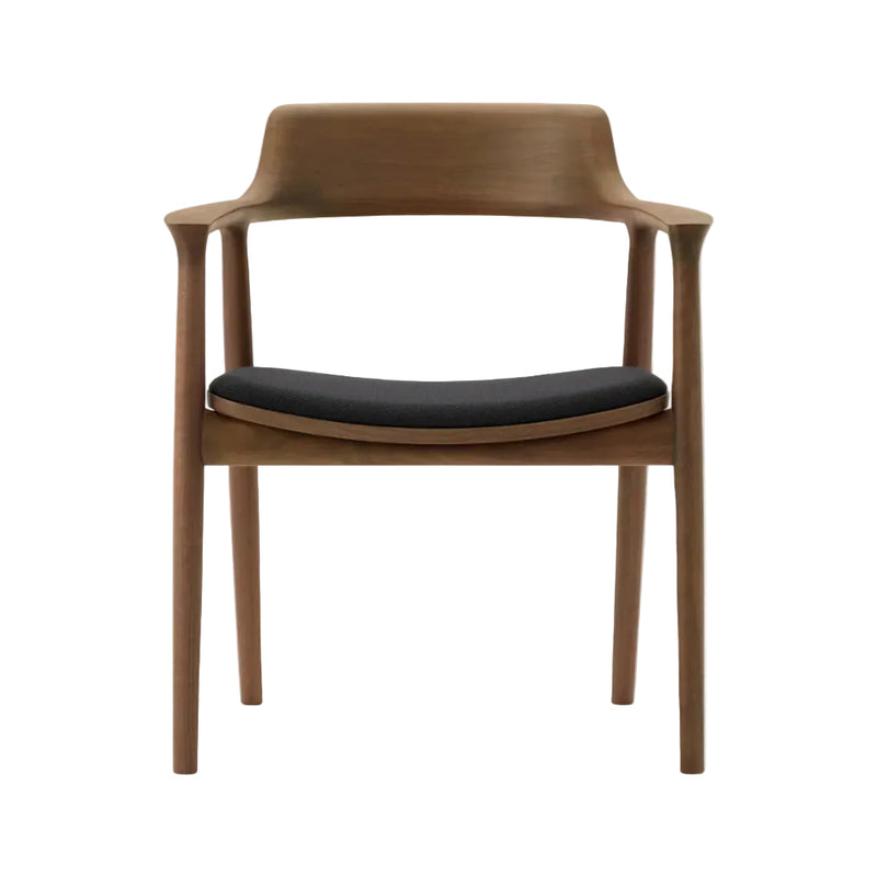 Maruni Hiroshima Wide Armchair, valnøtt / lakkert, klar