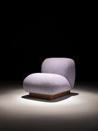 Moroso Clay Loungestol: lilla loungestol sett forfra