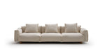 Moroso Cuadra-Soft Edge Sofa: lys sofa med myk kant